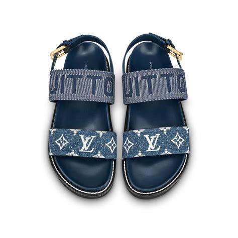 louis vuitton sandals flat.